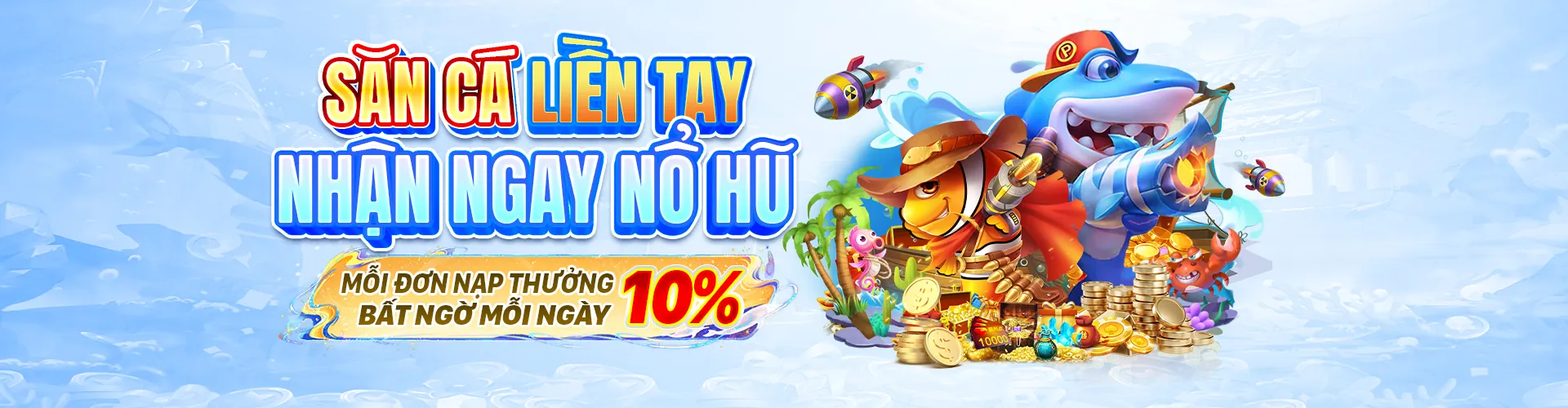 Thế giới bắn cá m788 code với nhiều loài cá và kho báu